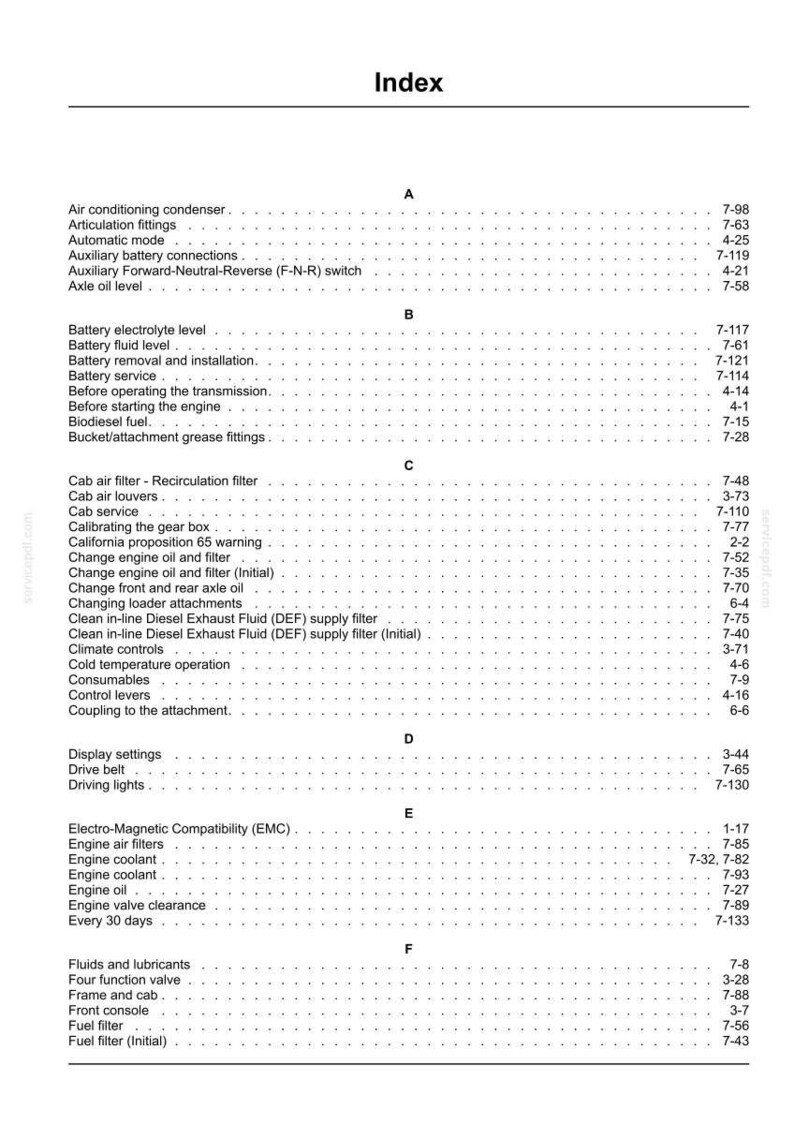 New Holland W110C Wheel Loader Operator Owners Operation Manual | Instant PDF Download image 11