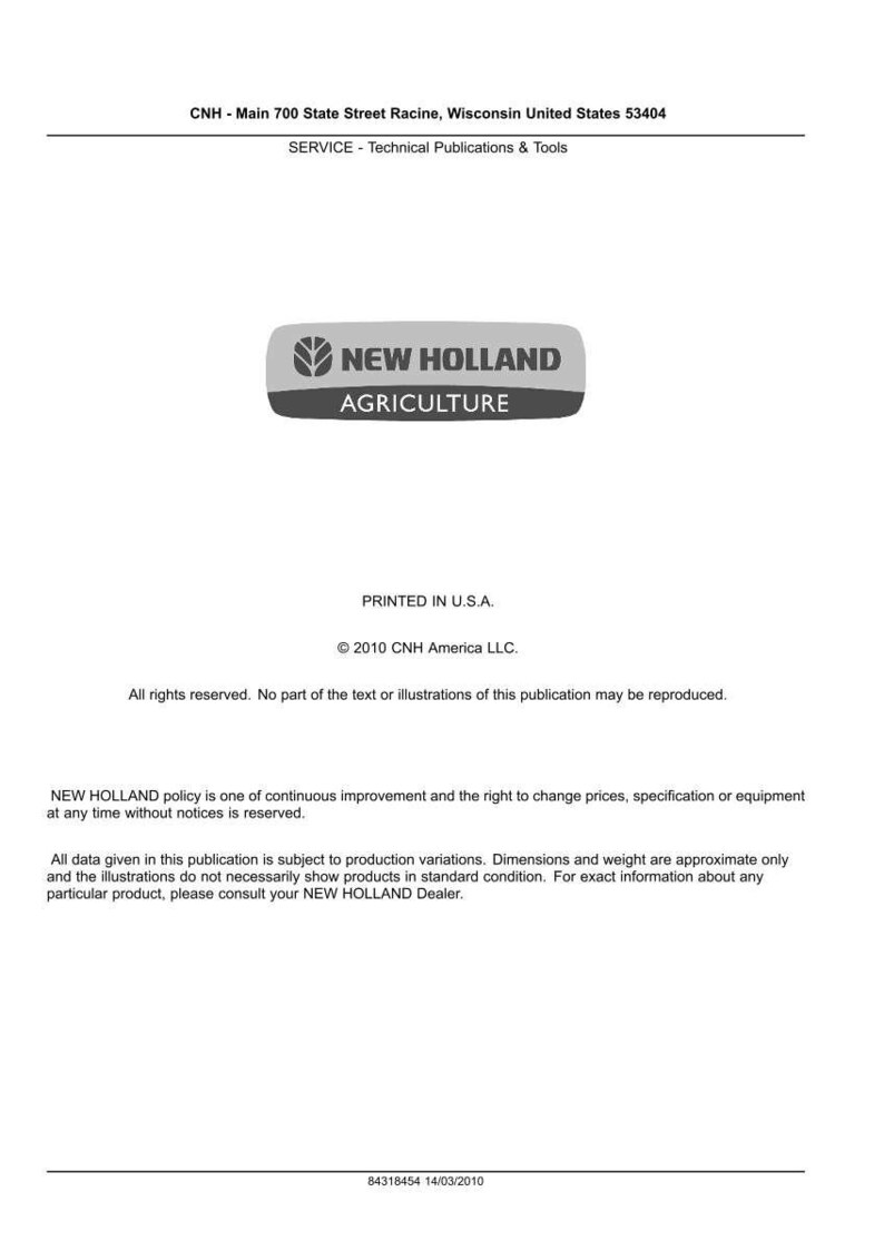 New Holland T8010, T8020, T8030, T8040, T8050 Tractor Service Repair Workshop Manual | Instant Pdf Download image 11