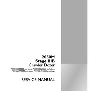 Case Construction 2050 M Steg IIIB Bandschaktare Servicemanual bild 3