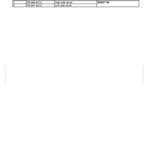 May include: Diagram of electrical systems, harnesses, and connectors. The image includes a table detailing the Connector X-9190-6CYL for Injector, cylinder 3. The table lists pin numbers, wire numbers, circuit references, and electrical schematic frame.
