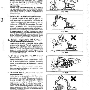 Kobelco SK210LC VI Hydraulic Excavator Operator Owners Operation Manual | Instant PDF Download image 8
