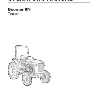 Manual de operación y mantenimiento del tractor New Holland Boomer 8N / Descarga instantánea en PDF imagen 3