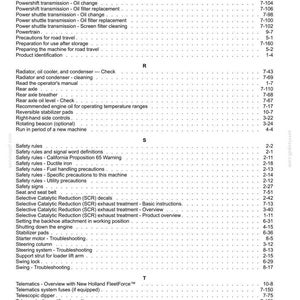 New Holland B95c, B95c Lr, B95c Tc, B110C Tier 4B (final) Tractor Loader Backhoe Operator Owners Operation Manual | Instant PDF Download image 11
