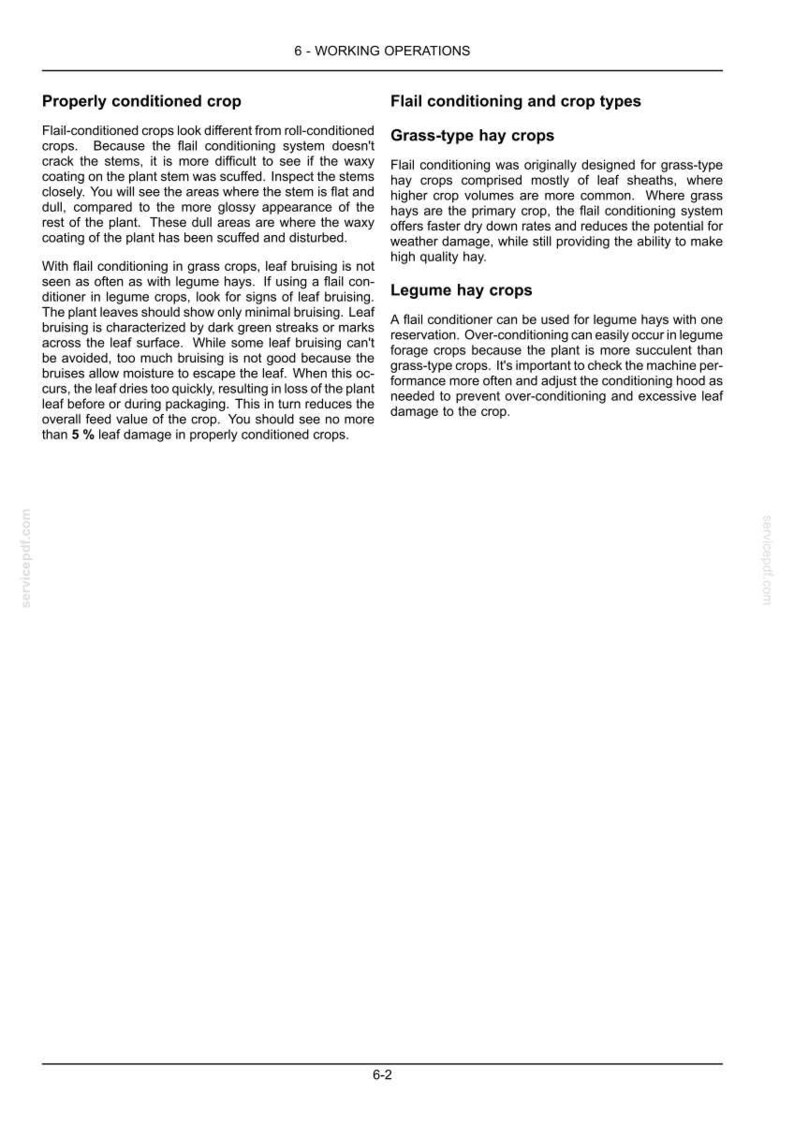 New Holland MegaCutter 530 Tractor Mounted Disc Mower-Conditioner Operator Owners Operation Manual | Instant PDF Download image 7