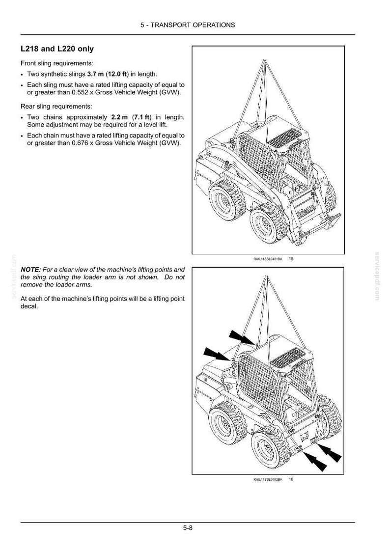 New Holland L213, L215, L218, L220, L223, L225, L230, C227, C232, C238 Tier 3 Loader Operator Owners Operation Manual | Instant Pdf Download image 7