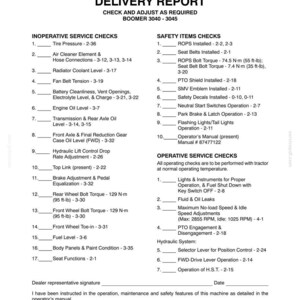 New Holland Boomer 3040, 3045 Tractor Operator Owners Operation Manual | Instant PDF Download image 11