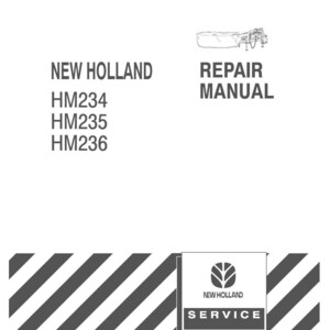 New Holland Hm234, HM235, HM236 Disc Mower Service Repair Workshop Manual | Instant PDF Download image 3