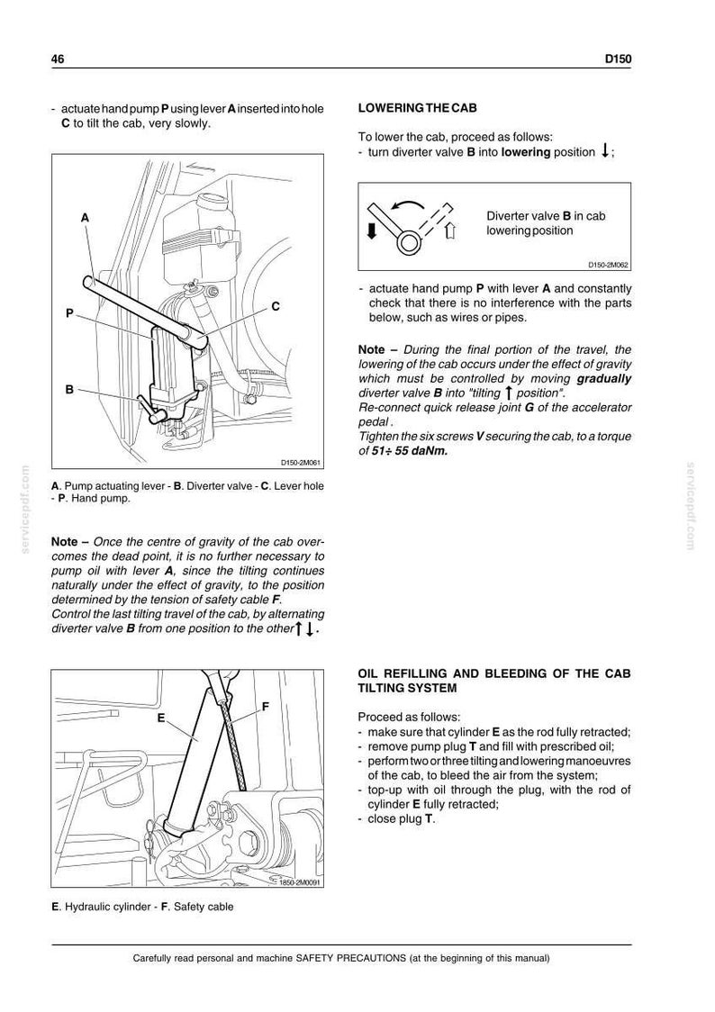 New Holland D150 Crawler Dozer Operator Owners Operation Manual | Instant PDF Download image 7