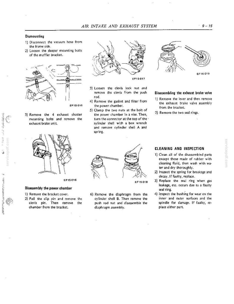 Nissan FD6, FD6T Diesel Engine Service Repair Workshop Manual | Instant PDF Download image 8