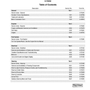 May include: A white and black printed service manual for the LW 130.B Wheel Loader. The manual's table of contents includes sections on engines, fuel systems, electrical components, and steering. The cover displays the title and manual number.