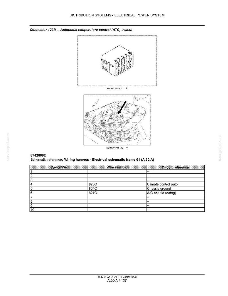 New Holland T8010, T8020, T8030, T8040, T8050 Tractor Service Repair Workshop Manual | Instant Pdf Download | Market: North America image 4