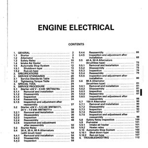 Mitsubishi 6d24, 6d24-T, 6d24-Tl, 6D25-TC Diesel Engine Service Repair Workshop Manual | Instant PDF Download image 8