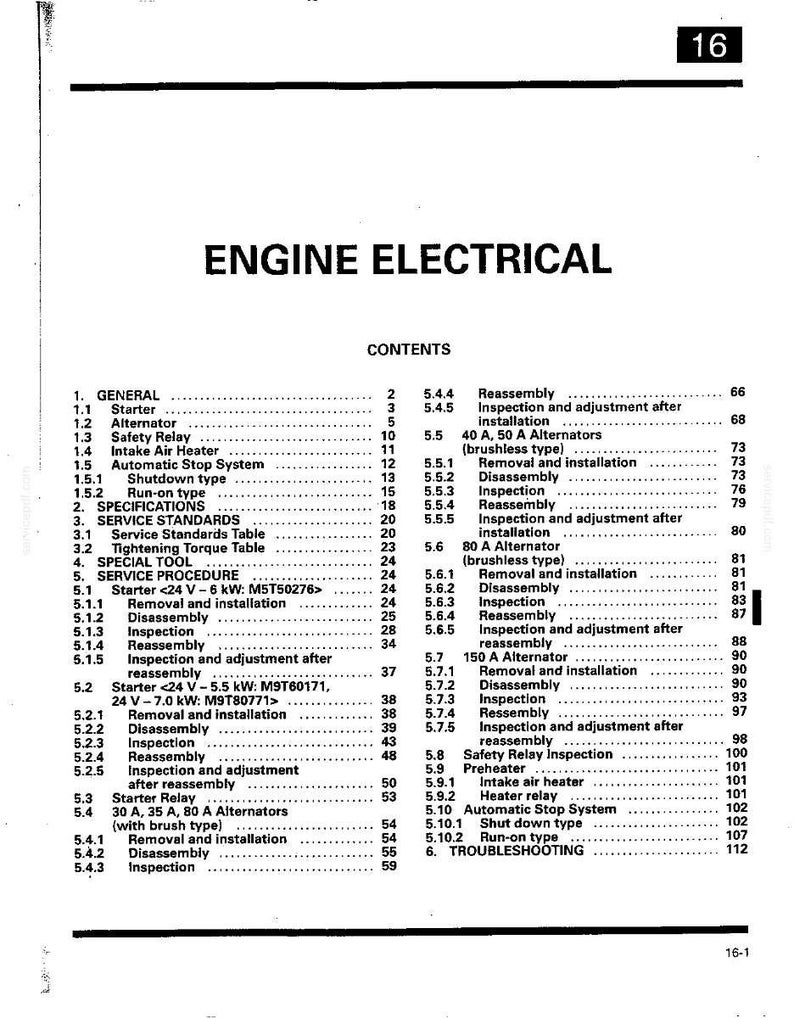 Mitsubishi 6d24, 6d24-T, 6d24-Tl, 6D25-TC Diesel Engine Service Repair Workshop Manual | Instant PDF Download image 8
