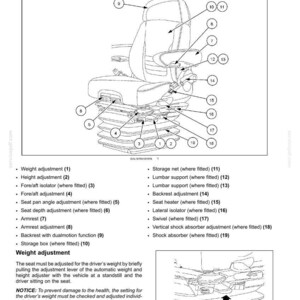 Steyr 4115, 4125, 4135, 4145, 6145 PROFI Tier 4B (final) Tractor Operator Owners Operation Manual | Instant PDF Download image 4