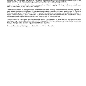 May include: A white page from a manual with the title "Foreword - Important notice regarding equipment servicing." The text includes warnings about repairs and maintenance, and a publication date of 02/10/2013.