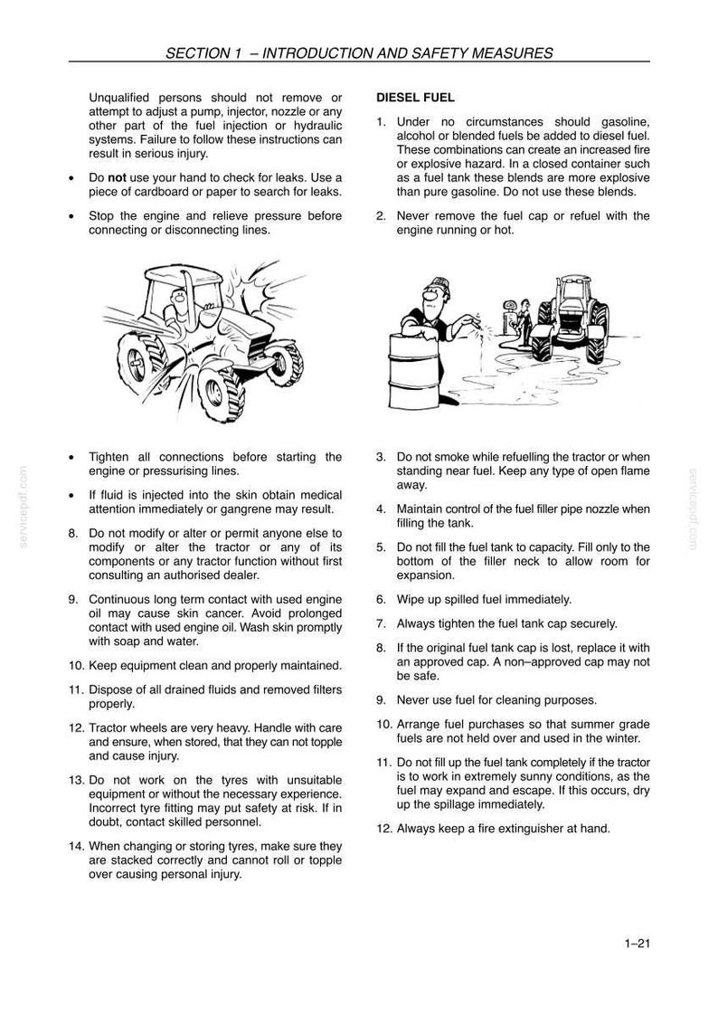 New Holland Td5.65, Td5.75, Td5.80, Td5.90, TD5.100, TD5.110 Tractor Operator Owners Operation Manual | Instant PDF Download image 4