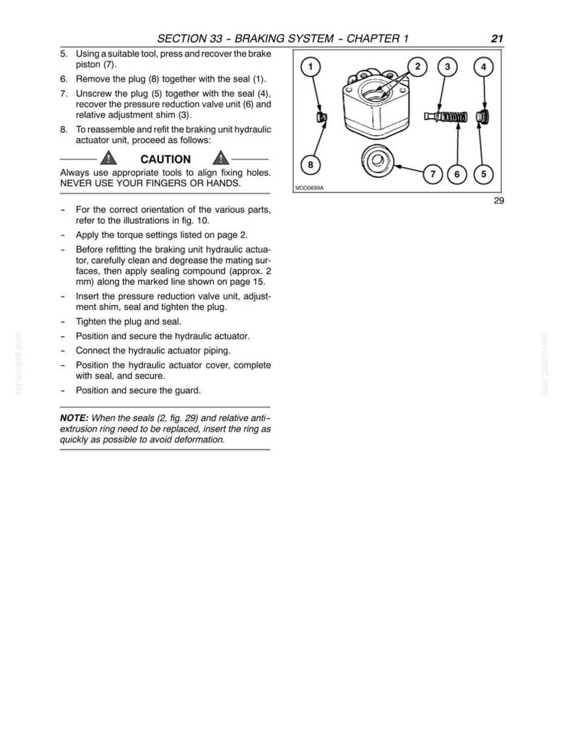 New Holland Tk76, TK85, TK85M Crawler Tractor Service Repair Workshop Manual | Instant PDF Download image 7