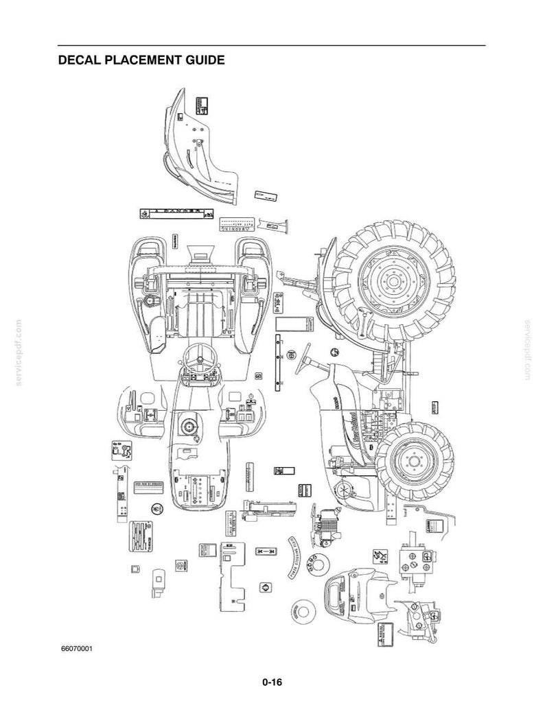 Manual de operación y mantenimiento del tractor New Holland T2410 y T2420 / Descarga instantánea en PDF imagen 4