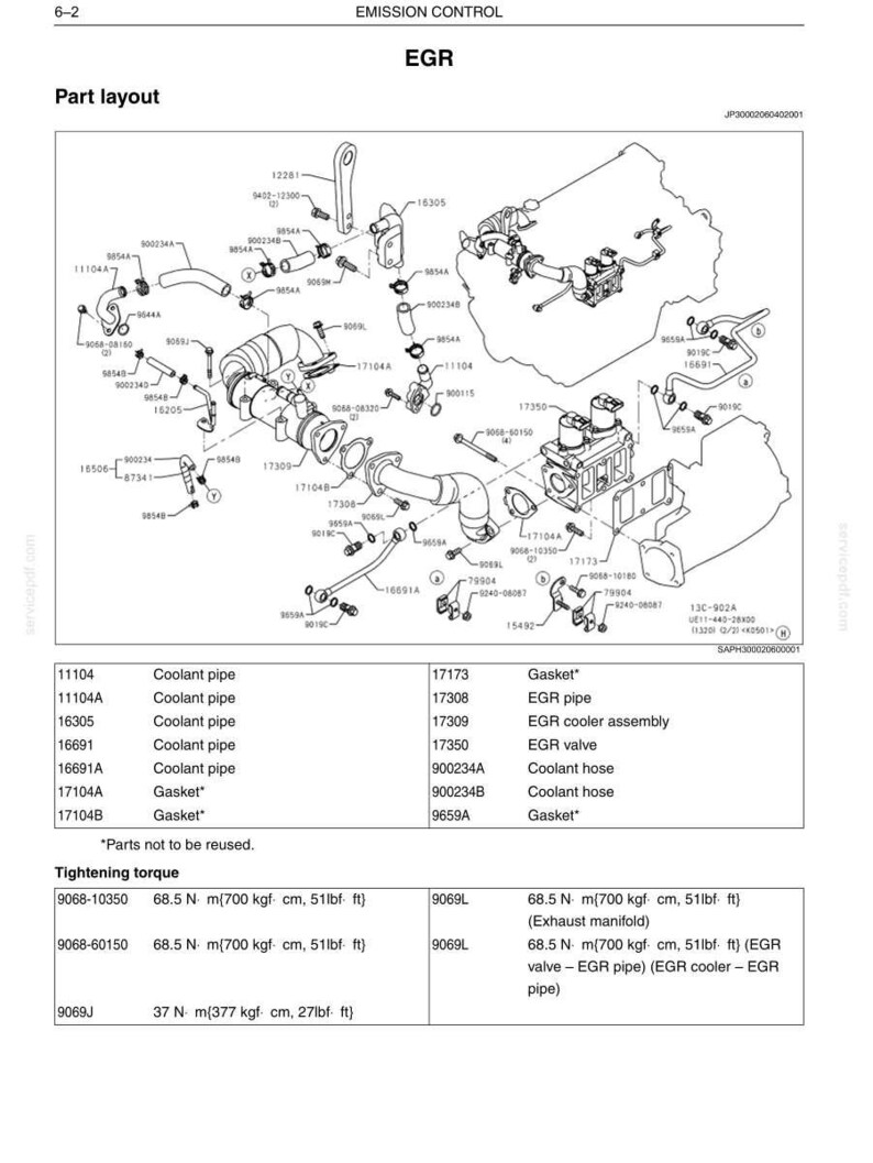 Hino J08E-TM Diesel Engine Service Repair Workshop Manual | Instant PDF Download image 6