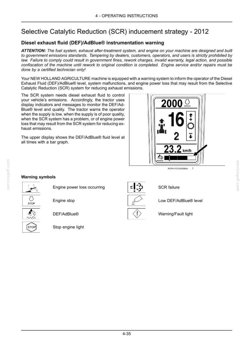 New Holland T8.275, T8.300, T8.330, T8.360, T8.390 Tractor Operator Owners Operation Manual | Instant Pdf Download image 5