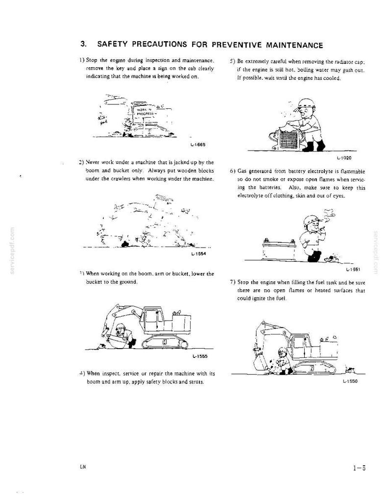 Kobelco K904e, K904elc, K905A, K905ALC Excavator Operator Owners Operation Manual | Instant PDF Download 画像 3