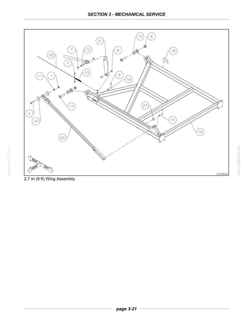 Flexi-Coil 340 Chisel Plow Equipment Service Repair Workshop Manual PDF | Instant PDF Download image 6