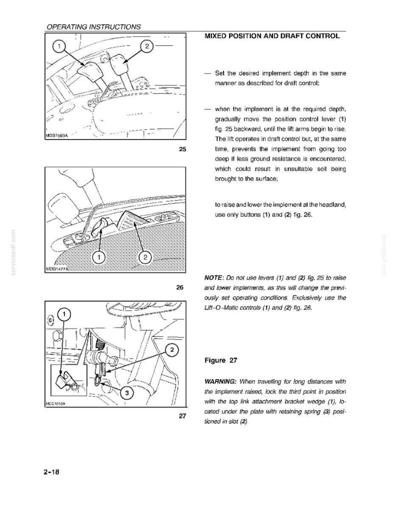 New Holland Tk76, TK85, TK85M Tractor Operator Owners Operation Manual | Instant PDF Download image 6