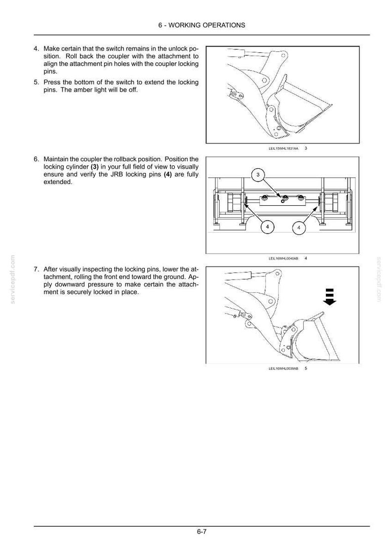 New Holland W170C Stage IV Wheel Loader Operator Owners Operation Manual | Instant PDF Download image 7