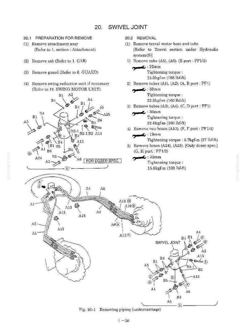 Kobelco Sk115srdz-1e, Sk135sr-1e, Sk135srlc-1e, SK135SRL-1E Hydraulic Excavator Service Repair Workshop Manual | Instant PDF Download image 3