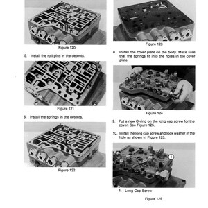 May include: A grayscale technical diagram with multiple views of an automotive part, including close-ups of components and assembly steps. Text labels and figure numbers are included for reference. The diagram is for automotive repair.