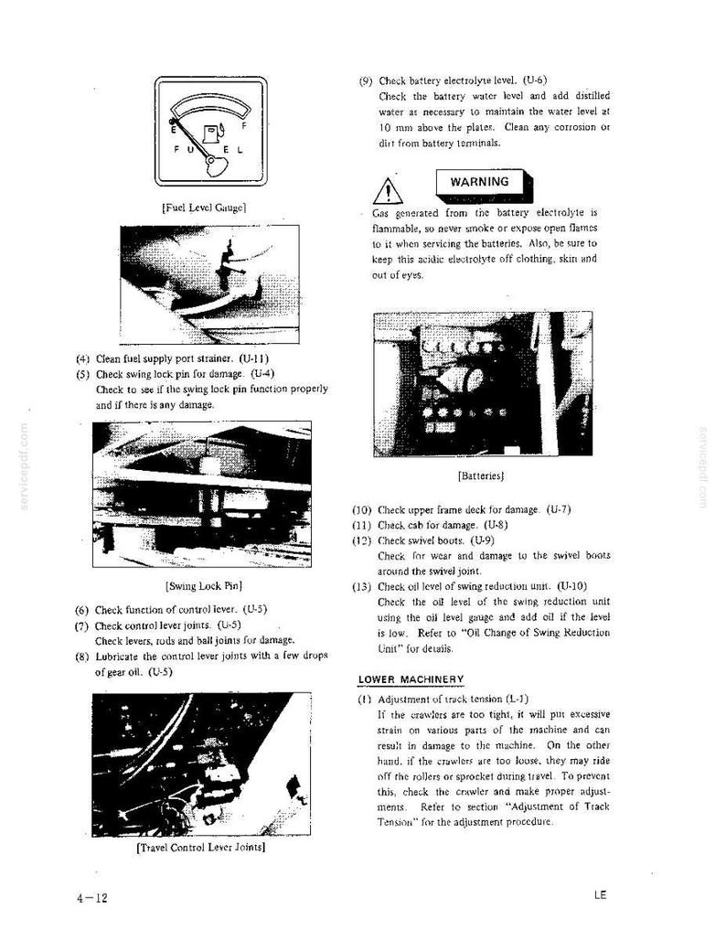 Kobelco K903 II Hydraulic Excavator Operator Owners Operation Manual | Instant PDF Download image 7