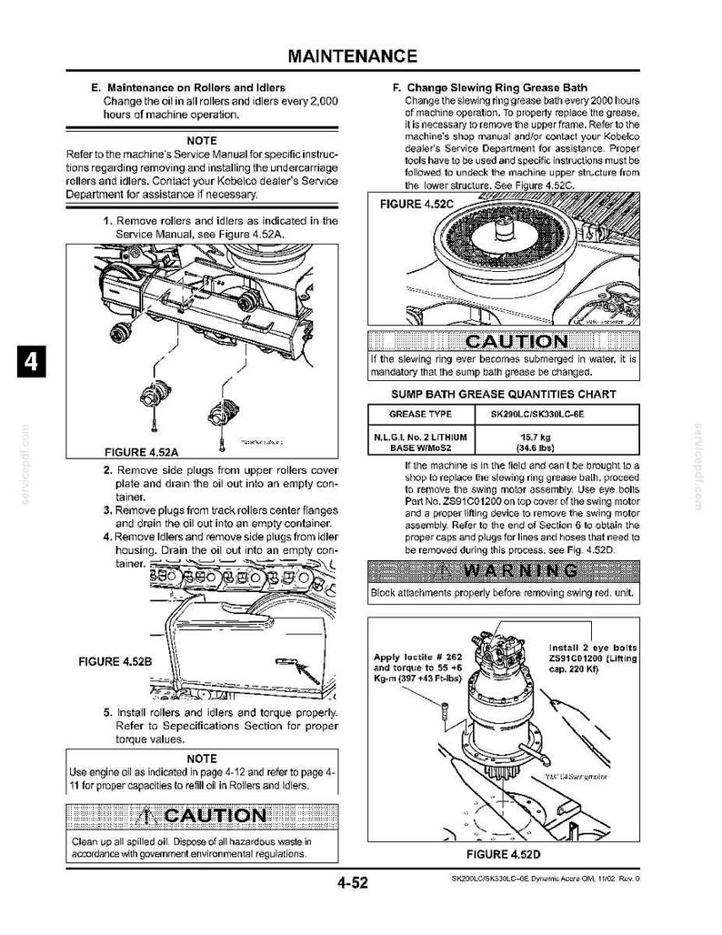 Kobelco Sk290lc-6e, SK330LC-6E Hydraulic Excavator Operator Owners Operation Manual | Instant PDF Download imagen 8