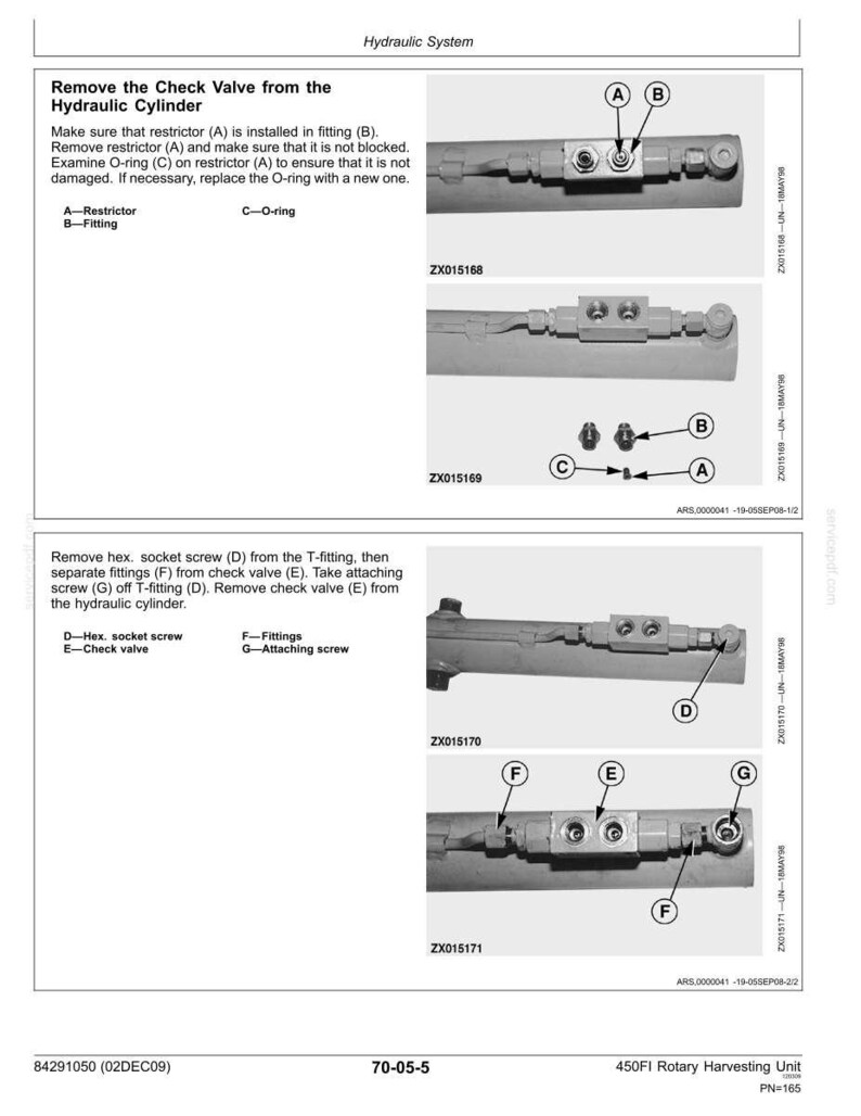 New Holland 450FI Rotary Harvesting Header Equipment Service Repair Workshop Manual | Instant PDF Download image 9