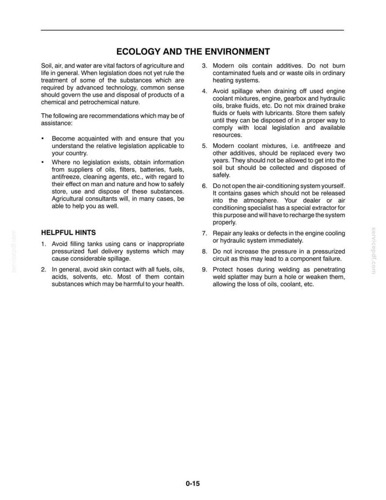 New Holland T2310, T2320, T2330 Tractor Operator Owners Operation Manual | Instant Pdf Download image 4