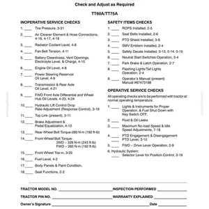 New Holland TT60A, TT75A Tractor Operator Owners Operation Manual | Instant PDF Download image 11
