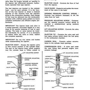 Op de afbeelding: Diagram van een brandstofinjector met gelabelde onderdelen zoals de injectorbehuizing, klep en sproeigaten. Het diagram bevat een doorsnede en een gedetailleerde onderdelenlijst voor auto reparatie.