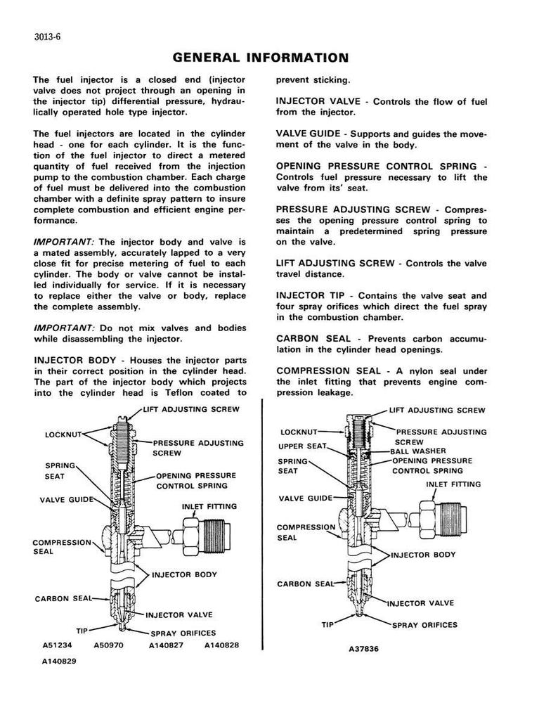 Op de afbeelding: Diagram van een brandstofinjector met gelabelde onderdelen zoals de injectorbehuizing, klep en sproeigaten. Het diagram bevat een doorsnede en een gedetailleerde onderdelenlijst voor auto reparatie.