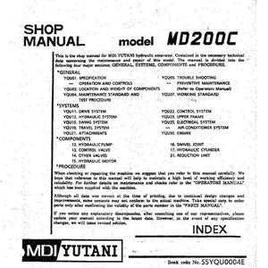 Kobelco MD200C Hydraulic Excavator Service Repair Workshop Manual | Instant PDF Download image 4