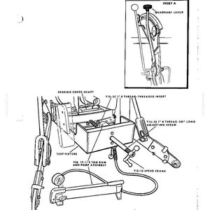 May include: Black and white technical illustration of a mechanical device, labeled "Figure 3." The diagram includes a "Quadrant Lever," "Test Fixture," and other components with text labels. An inset shows a detailed view.
