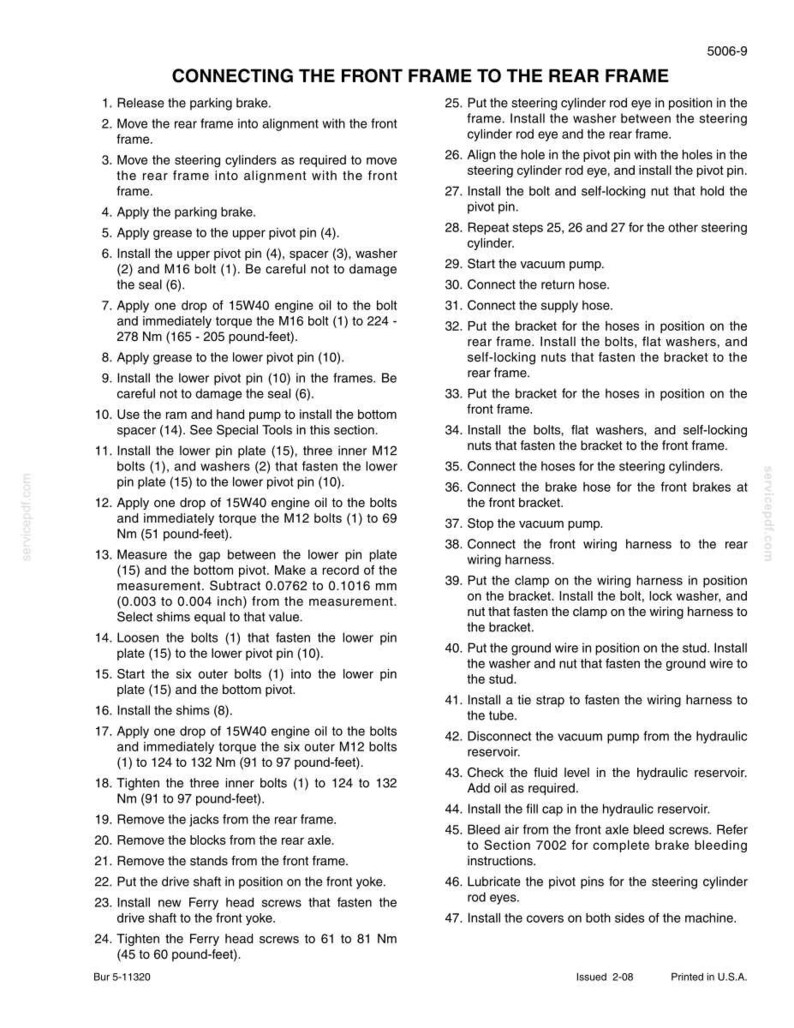 New Holland W110B Tier 3 Wheel Loader Service Repair Workshop Manual | Instant PDF Download image 6