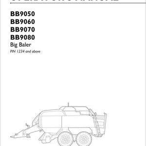 New Holland B80B Backhoe Loader Operator Owners Operation Manual | Instant PDF Download image 3