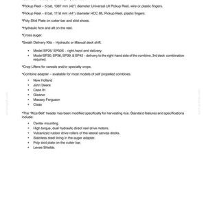 New Holland 994, 92C, 94C Grain Belt Header Service Repair Workshop Manual | Instant PDF Download image 4