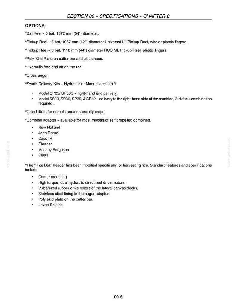 New Holland 994, 92C, 94C Grain Belt Header Service Repair Workshop Manual | Instant PDF Download image 4