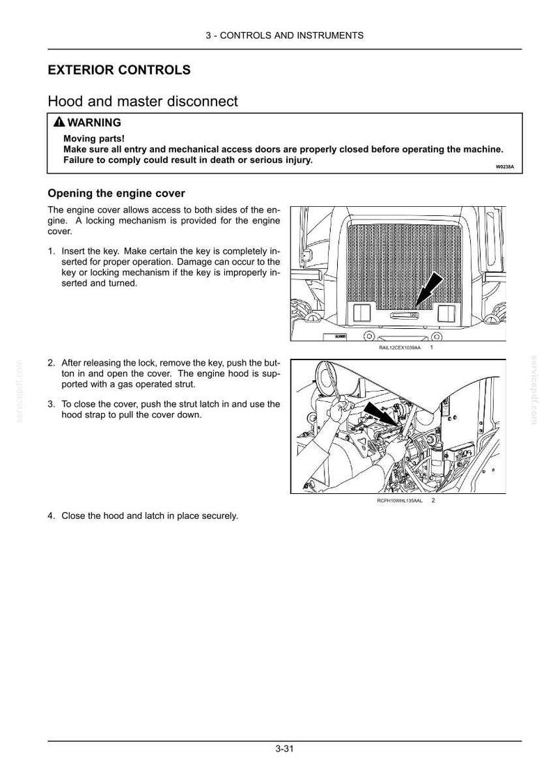 New Holland W110C Wheel Loader Operator Owners Operation Manual | Instant PDF Download image 5