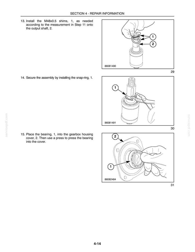 New Holland 330GM Tractor Operator Owners Operation Manual | Instant PDF Download image 8