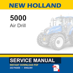 Flexi-Coil 5000 Air Drill Equipment Service Repair Workshop Manual PDF | Instant PDF Download image 1