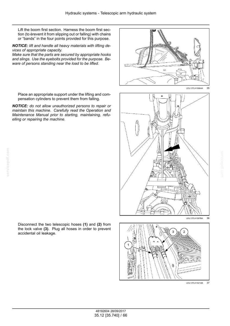 Case Farmlift 632, 635, 735, 742, 935 Steg IIIB Teleskoplastare Service Reparation Verkstadsmanual | Direkt PDF-nedladdning | Marknad: Europa bild 5