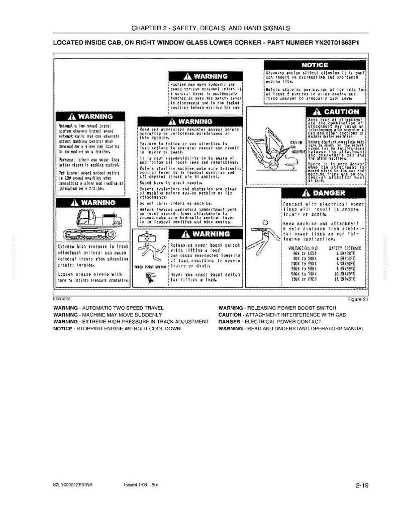 Kobelco SK850 Super Acera Tier 3 Crawler Excavator Operator Owners Operation Manual | Instant PDF Download image 4