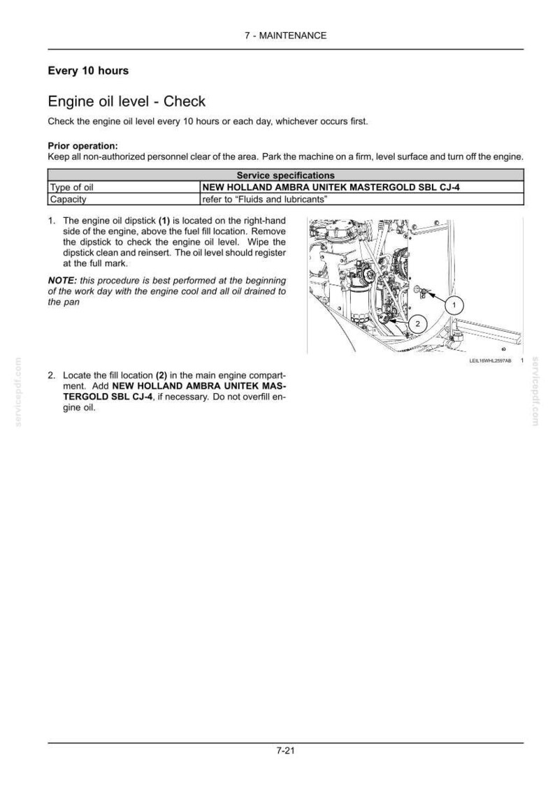 New Holland W270D, W300D Tier 2 Wheel Loader Operator Owners Operation Manual | Instant PDF Download image 8