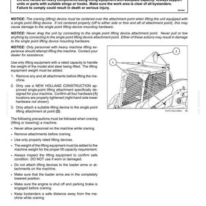 New Holland L213, L216, L218, L220, L221, L228, C227, C232, C237 Tier 4B (final) and Stage Iv Loader Operator Owners Manual | Pdf Download image 7